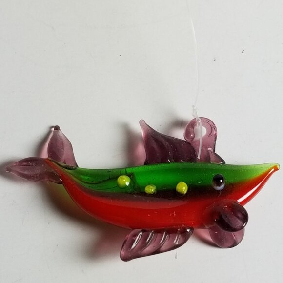 6 PCS Aquarium Floating Ornamental Fish Octopus Frog Decoration Handblown IT Set - Picture 9 of 10